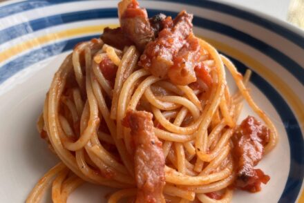 Real amatriciana sauce