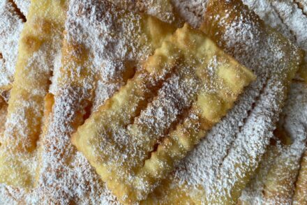 Italian Carnival fritters