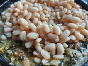 Authentic ribollita soup - adding cannellini beans