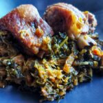 Braised pork ribs with savoy cabbage - enjoy